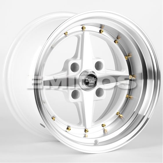 Комплект дисков 30004/15/73.1/белый + полированные спицы