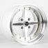 Комплект дисков 30004/15/73.1/белый + полированные спицы