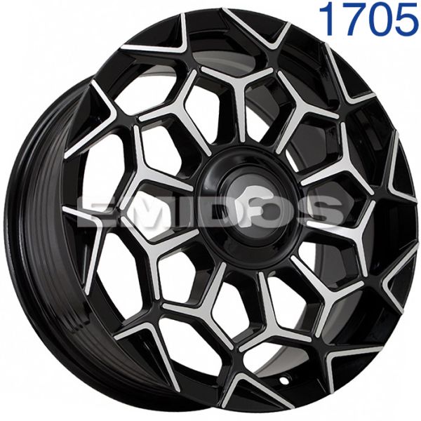 Комплект дисков 35845/17/73.1/Gloss Black Machined Face