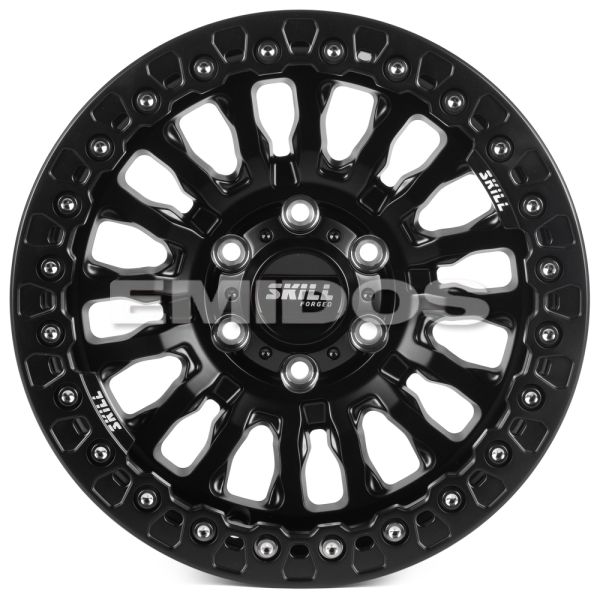 КОВАНЫЕ ДИСКИ H250910I SKILL DS194-SK290 17 J9 ET25 6X135 87.1 ЧЁРНЫЙ МАТОВЫЙ