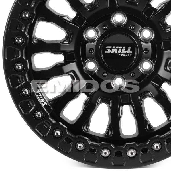 КОВАНЫЕ ДИСКИ H250910I SKILL DS194-SK290 17 J9 ET25 6X135 87.1 ЧЁРНЫЙ МАТОВЫЙ