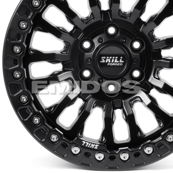 КОВАНЫЕ ДИСКИ H250826E CMST DS194-SK303 18 J9 ET0 6X139.7 77.8 ЧЁРНЫЙ МАТОВЫЙ