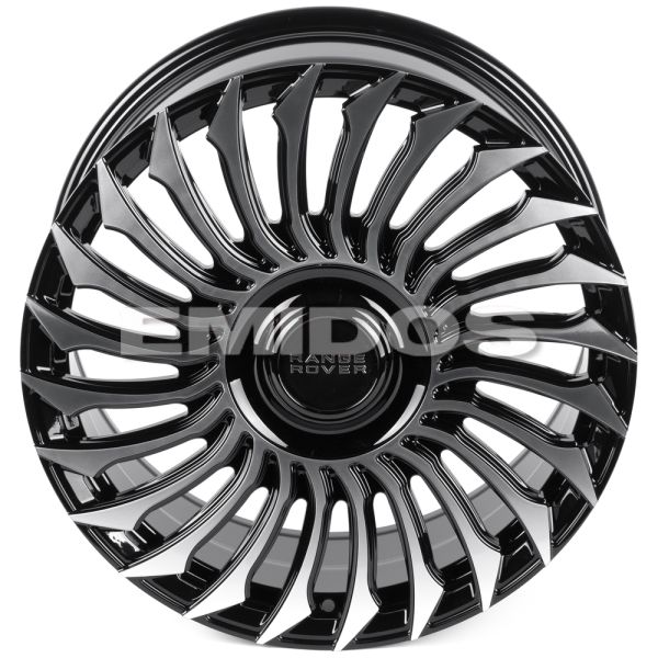 КОВАНЫЕ ДИСКИ 0923-87 PTRACING DS233-SK333 20 J9 ET40 5X120 72.56 ЧЁРНЫЙ + ПОЛИРОВАННЫЕ СПИЦЫ