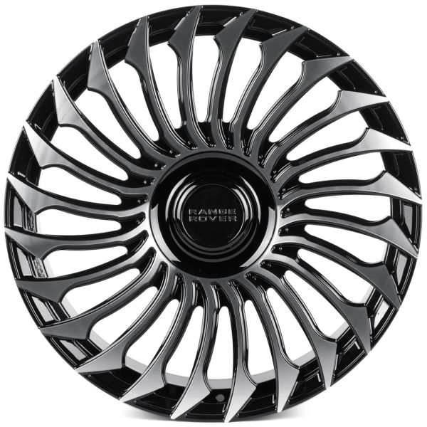 КОВАНЫЕ ДИСКИ 0923-88 PTRACING DS233X-SL252 22 J9.5 ET40 5X120 72.56 ЧЁРНЫЙ + ПОЛИРОВАННЫЕ СПИЦЫ