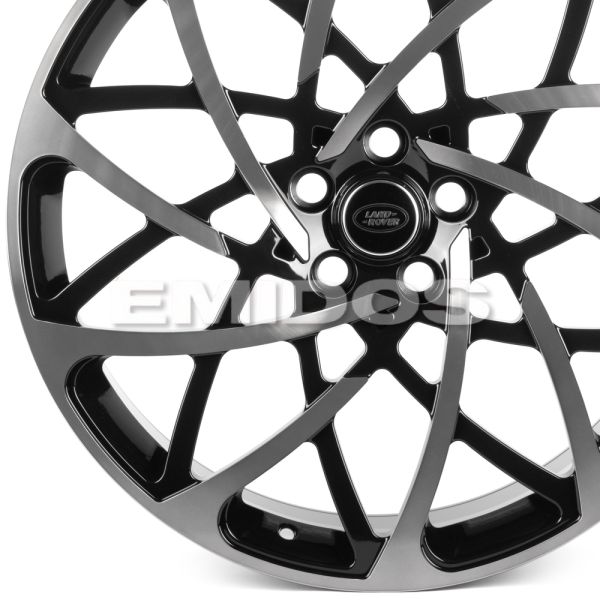 КОВАНЫЕ ДИСКИ 0923-92 PTRACING DS760-SL237 21 J9.5 ET45 5X120 72.56 ЧЁРНЫЙ + ПОЛИРОВАННЫЕ СПИЦЫ + СЕ
