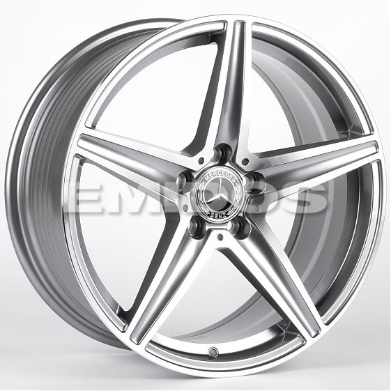 Комплект дисков 29982/18/66.56/Графит + Полированные Спицы