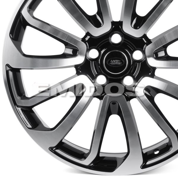 КОВАНЫЕ ДИСКИ 0923-102 PTRACING FG085X-CS428 21 J9.5 ET48 5X120 72.56 ЧЁРНЫЙ + ПОЛИРОВАННЫЕ СПИЦЫ