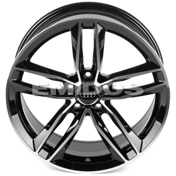 КОВАНЫЕ ДИСКИ 0923-17 PTRACING FG207 19 J8.5 ET28 5X112 66.45 ЧЁРНЫЙ + ПОЛИРОВАННЫЕ СПИЦЫ