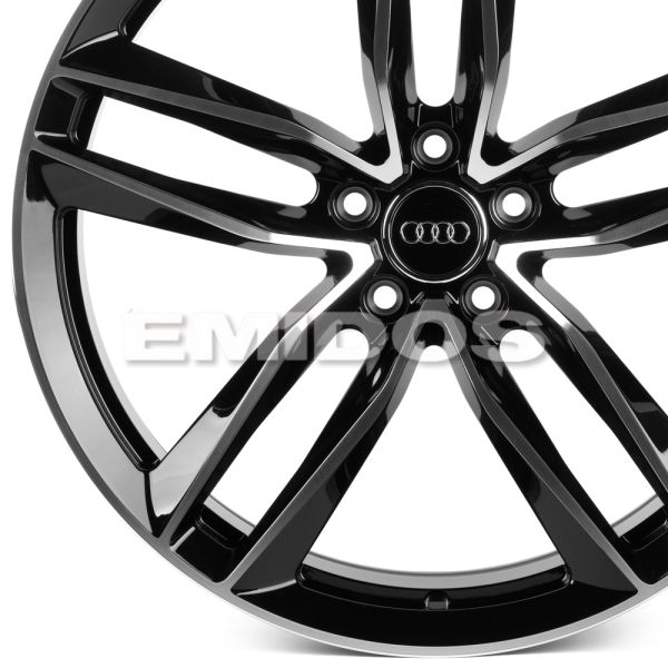 КОВАНЫЕ ДИСКИ 0923-19 PTRACING FG207X-SV451 20 J9 ET28 5X112 66.45 ЧЁРНЫЙ + ПОЛИРОВАННЫЕ СПИЦЫ