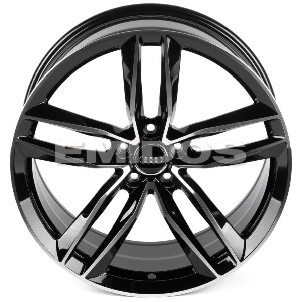 КОВАНЫЕ ДИСКИ 0923-19 PTRACING FG207X-SV451 20 J9 ET28 5X112 66.45 ЧЁРНЫЙ + ПОЛИРОВАННЫЕ СПИЦЫ