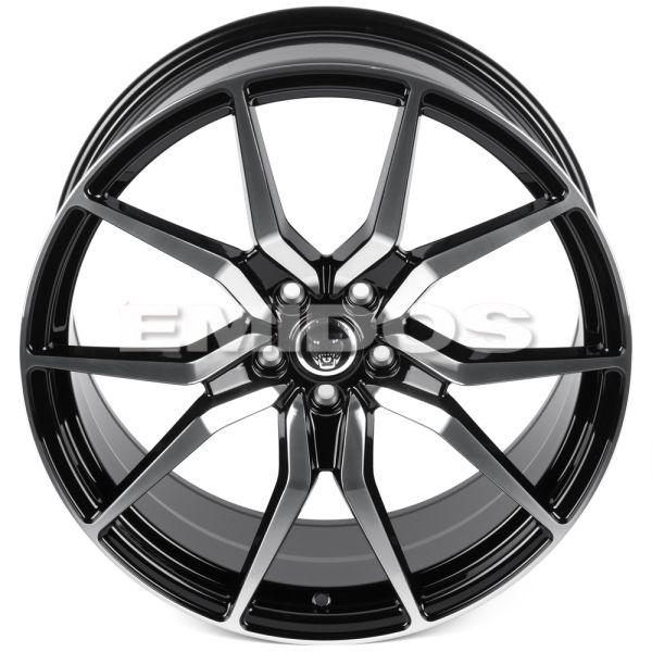 КОВАНЫЕ ДИСКИ 0923-3 PTRACING FG238X-CS413 20 J9.5 ET40 5X108 63.4 ЧЁРНЫЙ + ПОЛИРОВАННЫЕ СПИЦЫ