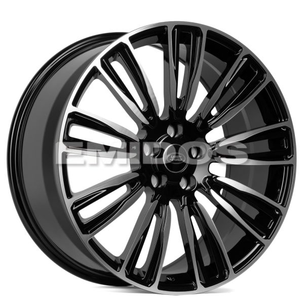 КОВАНЫЕ ДИСКИ 0923-112 PTRACING FG405X-SV467 21 J9.5 ET45 5X120 72.56 ЧЁРНЫЙ + ПОЛИРОВАННЫЕ СПИЦЫ