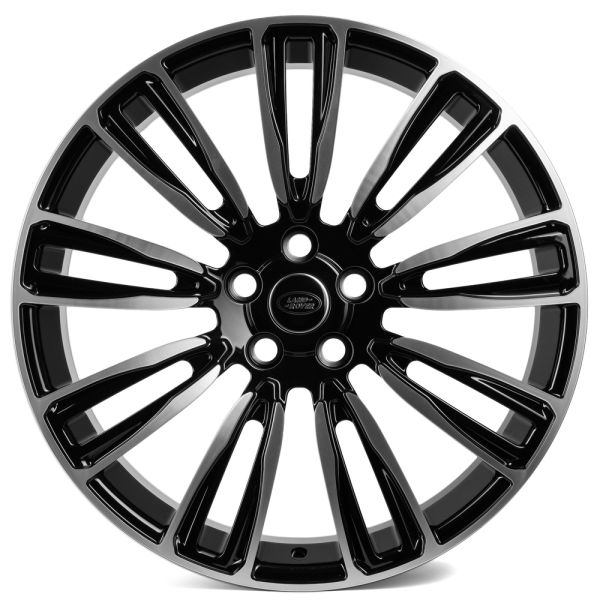 КОВАНЫЕ ДИСКИ 0923-112 PTRACING FG405X-SV467 21 J9.5 ET45 5X120 72.56 ЧЁРНЫЙ + ПОЛИРОВАННЫЕ СПИЦЫ