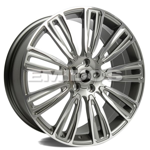 КОВАНЫЕ ДИСКИ H231102U SKILL FG405-DS225 21 J8.5 ET43.5 5X120 72.6 ГРАФИТ ГЛЯНЦЕВЫЙ + ПОЛИРОВАННЫЕ С