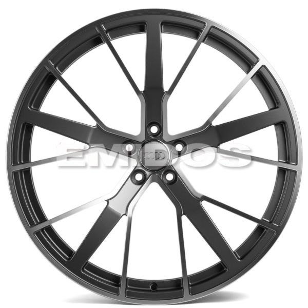 КОВАНЫЕ ДИСКИ 0923-32 PTRACING FG424X-SL237 21 J9.5 ET30 5X112 66.45 ГРАФИТ + ПОЛИРОВАННЫЕ СПИЦЫ