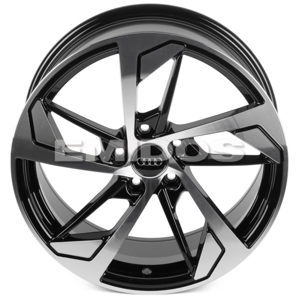 КОВАНЫЕ ДИСКИ 0923-33 PTRACING FG430X-CS380 18 J8 ET35 5X112 66.45 ЧЁРНЫЙ + ПОЛИРОВАННЫЕ СПИЦЫ