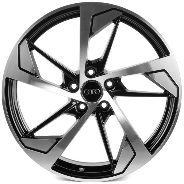 КОВАНЫЕ ДИСКИ 0923-34 PTRACING FG430X-CS396 19 J8.5 ET28 5X112 66.45 ЧЁРНЫЙ + ПОЛИРОВАННЫЕ СПИЦЫ