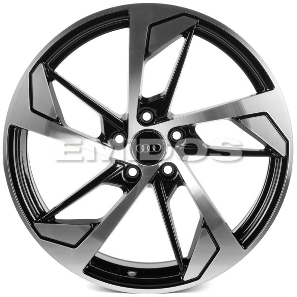 КОВАНЫЕ ДИСКИ 0923-34 PTRACING FG430X-CS396 19 J8.5 ET28 5X112 66.45 ЧЁРНЫЙ + ПОЛИРОВАННЫЕ СПИЦЫ