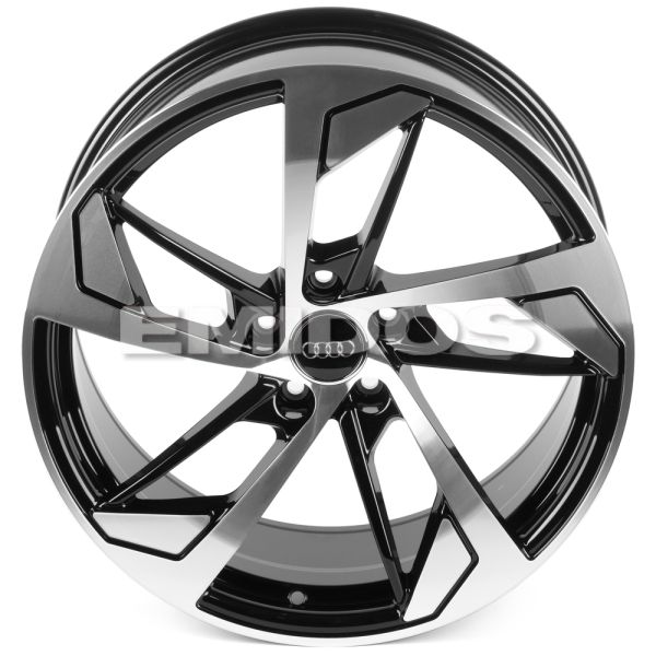 КОВАНЫЕ ДИСКИ 0923-34 PTRACING FG430X-CS396 19 J8.5 ET28 5X112 66.45 ЧЁРНЫЙ + ПОЛИРОВАННЫЕ СПИЦЫ