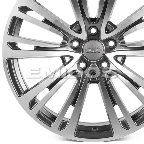 КОВАНЫЕ ДИСКИ 0923-36 PTRACING FG463X-SK317 19 J8.5 ET28 5X112 66.45 ГРАФИТ + ПОЛИРОВАННЫЕ СПИЦЫ