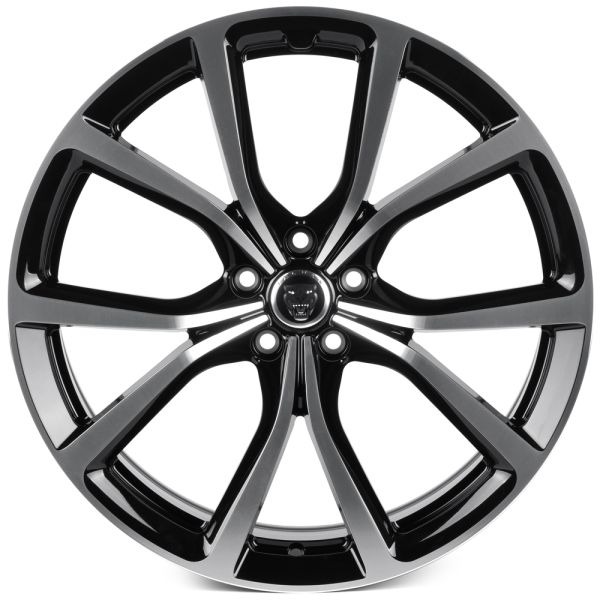 КОВАНЫЕ ДИСКИ 0923-5 PTRACING FG468X-SL221 20 J9 ET35 5X108 63.4 ЧЁРНЫЙ + ПОЛИРОВАННЫЕ СПИЦЫ