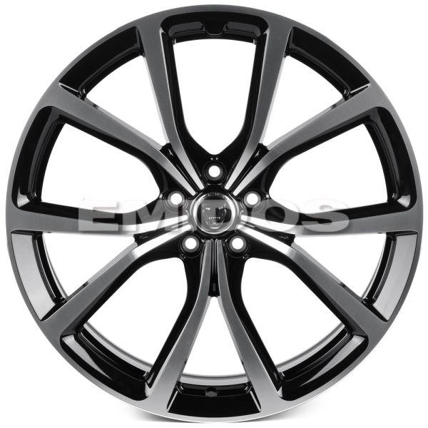 КОВАНЫЕ ДИСКИ 0923-5 PTRACING FG468X-SL221 20 J9 ET35 5X108 63.4 ЧЁРНЫЙ + ПОЛИРОВАННЫЕ СПИЦЫ