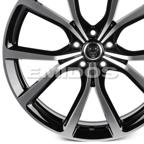 КОВАНЫЕ ДИСКИ 0923-5 PTRACING FG468X-SL221 20 J9 ET35 5X108 63.4 ЧЁРНЫЙ + ПОЛИРОВАННЫЕ СПИЦЫ