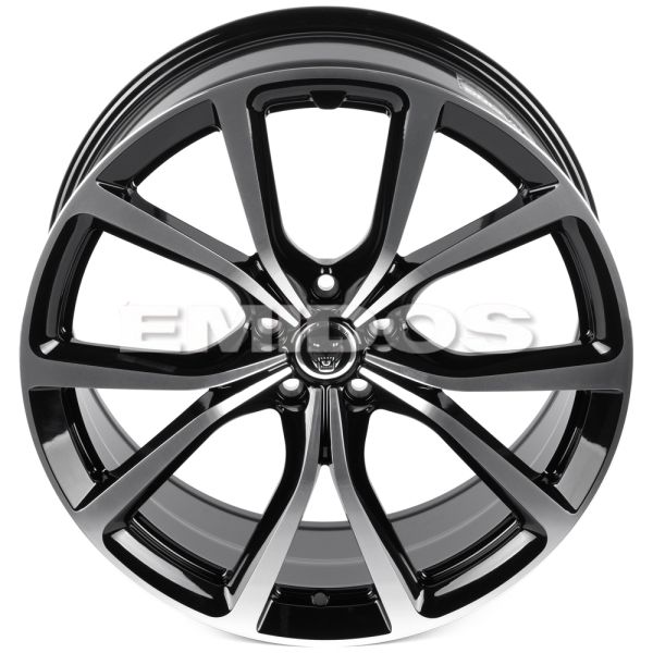 КОВАНЫЕ ДИСКИ 0923-5 PTRACING FG468X-SL221 20 J9 ET35 5X108 63.4 ЧЁРНЫЙ + ПОЛИРОВАННЫЕ СПИЦЫ