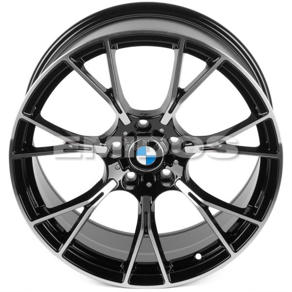 КОВАНЫЕ ДИСКИ 0923-116 PTRACING FG533-SV435 19 J8.5 ET30 5X120 72.56 ЧЁРНЫЙ + ПОЛИРОВАННЫЕ СПИЦЫ