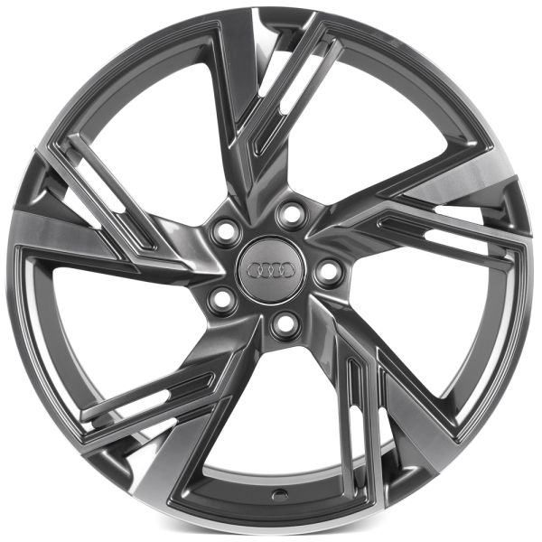 КОВАНЫЕ ДИСКИ 0923-50 PTRACING FG652X-SV435 19 J8.5 ET28 5X112 66.45 ГРАФИТ + ПОЛИРОВАННЫЕ СПИЦЫ