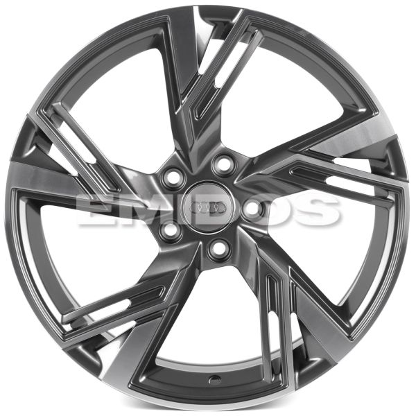 КОВАНЫЕ ДИСКИ 0923-49 PTRACING FG652X-SK301 18 J8 ET35 5X112 66.45 ГРАФИТ + ПОЛИРОВАННЫЕ СПИЦЫ