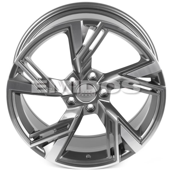 КОВАНЫЕ ДИСКИ 0923-49 PTRACING FG652X-SK301 18 J8 ET35 5X112 66.45 ГРАФИТ + ПОЛИРОВАННЫЕ СПИЦЫ