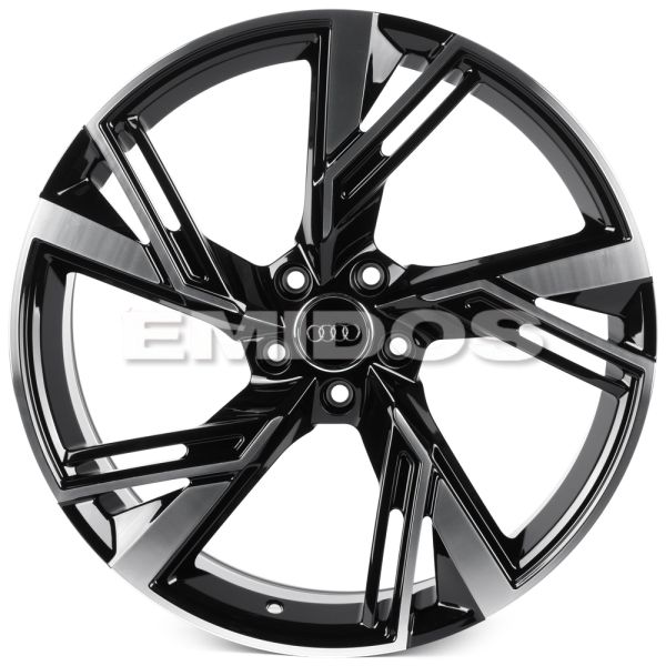 КОВАНЫЕ ДИСКИ 0923-51 PTRACING FG652X-SL221 20 J9 ET28 5X112 66.45 ЧЁРНЫЙ + ПОЛИРОВАННЫЕ СПИЦЫ