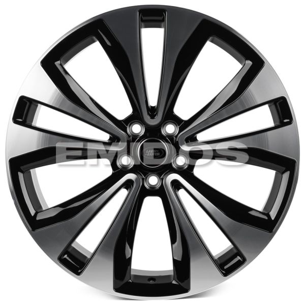 КОВАНЫЕ ДИСКИ 0923-130 PTRACING FG837X-SK364 22 J9.5 ET45 5X120 72.56 ЧЁРНЫЙ + ПОЛИРОВАННЫЕ СПИЦЫ