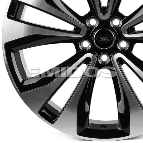 КОВАНЫЕ ДИСКИ 0923-130 PTRACING FG837X-SK364 22 J9.5 ET45 5X120 72.56 ЧЁРНЫЙ + ПОЛИРОВАННЫЕ СПИЦЫ