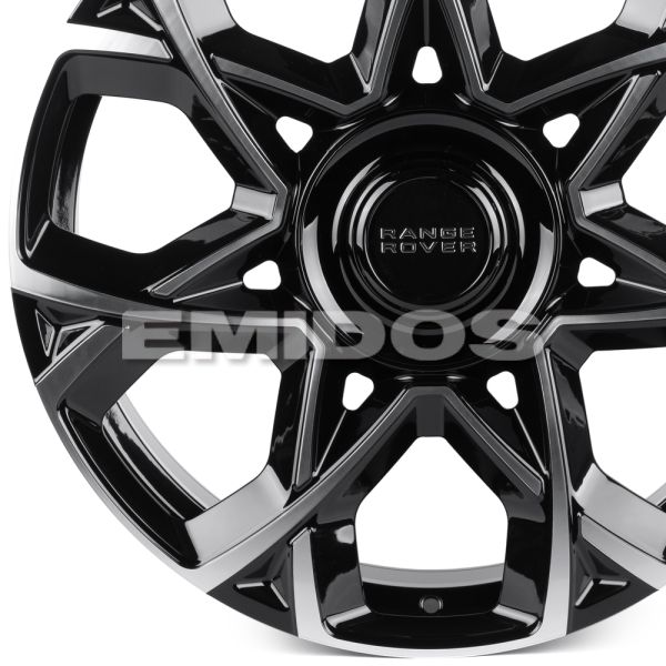 КОВАНЫЕ ДИСКИ 0923-132 PTRACING FG845X-CS428 21 J9.5 ET40 5X120 72.56 ЧЁРНЫЙ + ПОЛИРОВАННЫЕ СПИЦЫ