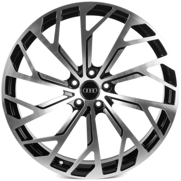 КОВАНЫЕ ДИСКИ 0923-57 PTRACING FG886X-SK349 21 J9.5 ET30 5X112 66.45 ЧЁРНЫЙ + ПОЛИРОВАННЫЕ СПИЦЫ