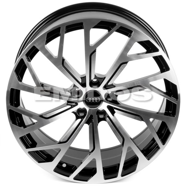 КОВАНЫЕ ДИСКИ 0923-57 PTRACING FG886X-SK349 21 J9.5 ET30 5X112 66.45 ЧЁРНЫЙ + ПОЛИРОВАННЫЕ СПИЦЫ