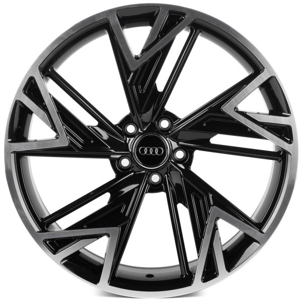 КОВАНЫЕ ДИСКИ 0923-70 PTRACING HJ922-SV451 20 J9 ET28 5X112 66.45 ЧЁРНЫЙ + ПОЛИРОВАННЫЕ СПИЦЫ