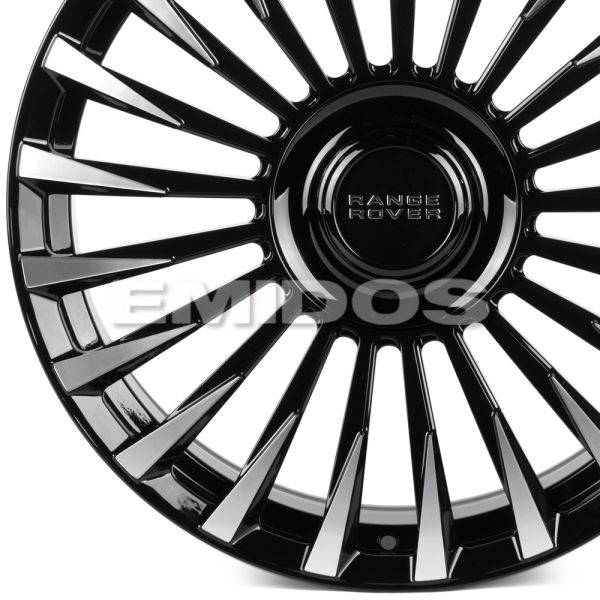 КОВАНЫЕ ДИСКИ 0923-86 PTRACING DS190X-CS412 20 J9 ET35 5X120 72.56 ЧЁРНЫЙ + ПОЛИРОВАННЫЕ СПИЦЫ