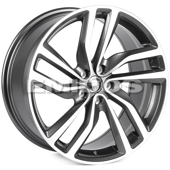 Комплект дисков 28641/19/63.4/Графит + Полированные Спицы