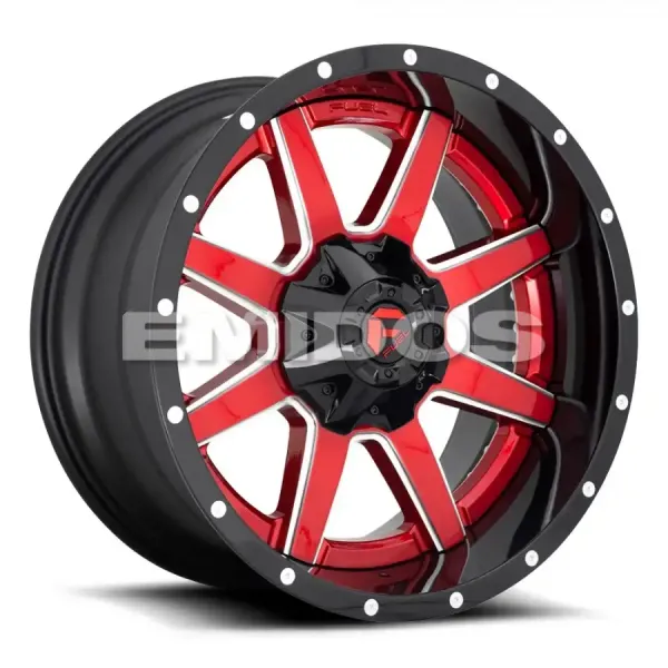 FUEL D250 MAVERICK GLOSS RED 8x180 22R 12 124.2 -44