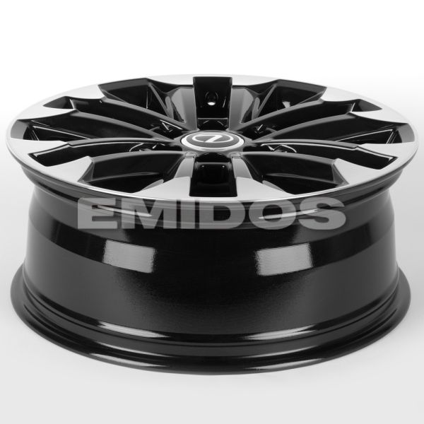 Комплект дисков 23471/20/95.1/Чёрный Глянцевый + Полированные Спицы