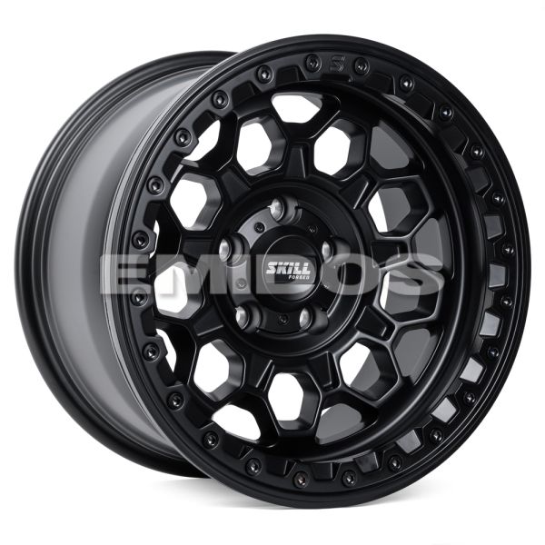 КОВАНЫЕ ДИСКИ 241114A SKILL SB024-DS185 17 J9 ET-12 5X127 71.6 ЧЕРНЫЙ МАТОВЫЙ