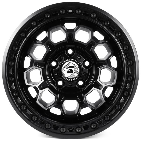 КОВАНЫЕ ДИСКИ H250917I SKILL SB024-SL178 17 J9 ET-12 5X127 71.5 ЧЁРНЫЙ МАТОВЫЙ