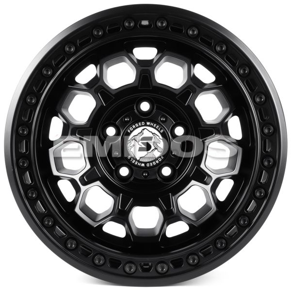 КОВАНЫЕ ДИСКИ H250917I SKILL SB024-SL178 17 J9 ET-12 5X127 71.5 ЧЁРНЫЙ МАТОВЫЙ