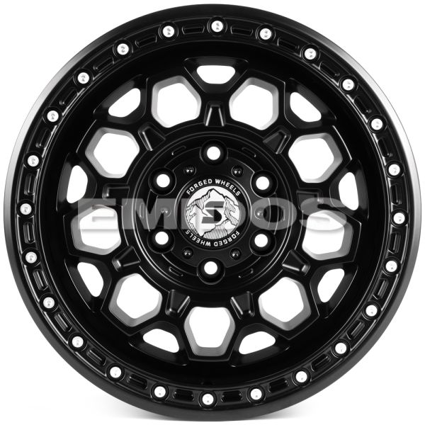 КОВАНЫЕ ДИСКИ H250625E SKILL SB024-SL179 17 J9 ET32 6X135 87.1 ЧЁРНЫЙ МАТОВЫЙ