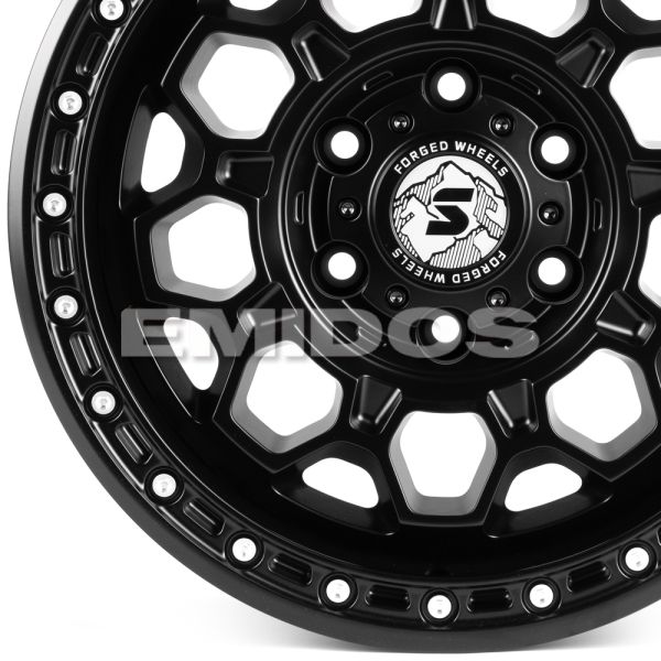 КОВАНЫЕ ДИСКИ H250625E SKILL SB024-SL179 17 J9 ET32 6X135 87.1 ЧЁРНЫЙ МАТОВЫЙ