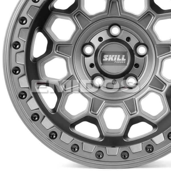 КОВАНЫЕ ДИСКИ 240910B SKILL SB024-SB387 17 J9 ET-12 5X127 71.6 ГРАФИТ МАТОВЫЙ