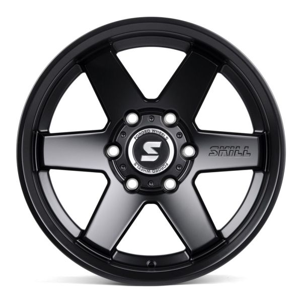 КОВАНЫЕ ДИСКИ 230621W SKILL SB052-FG436 17 J9.5 ET-25 6X139.7 106.1 ЧЁРНЫЙ МАТОВЫЙ